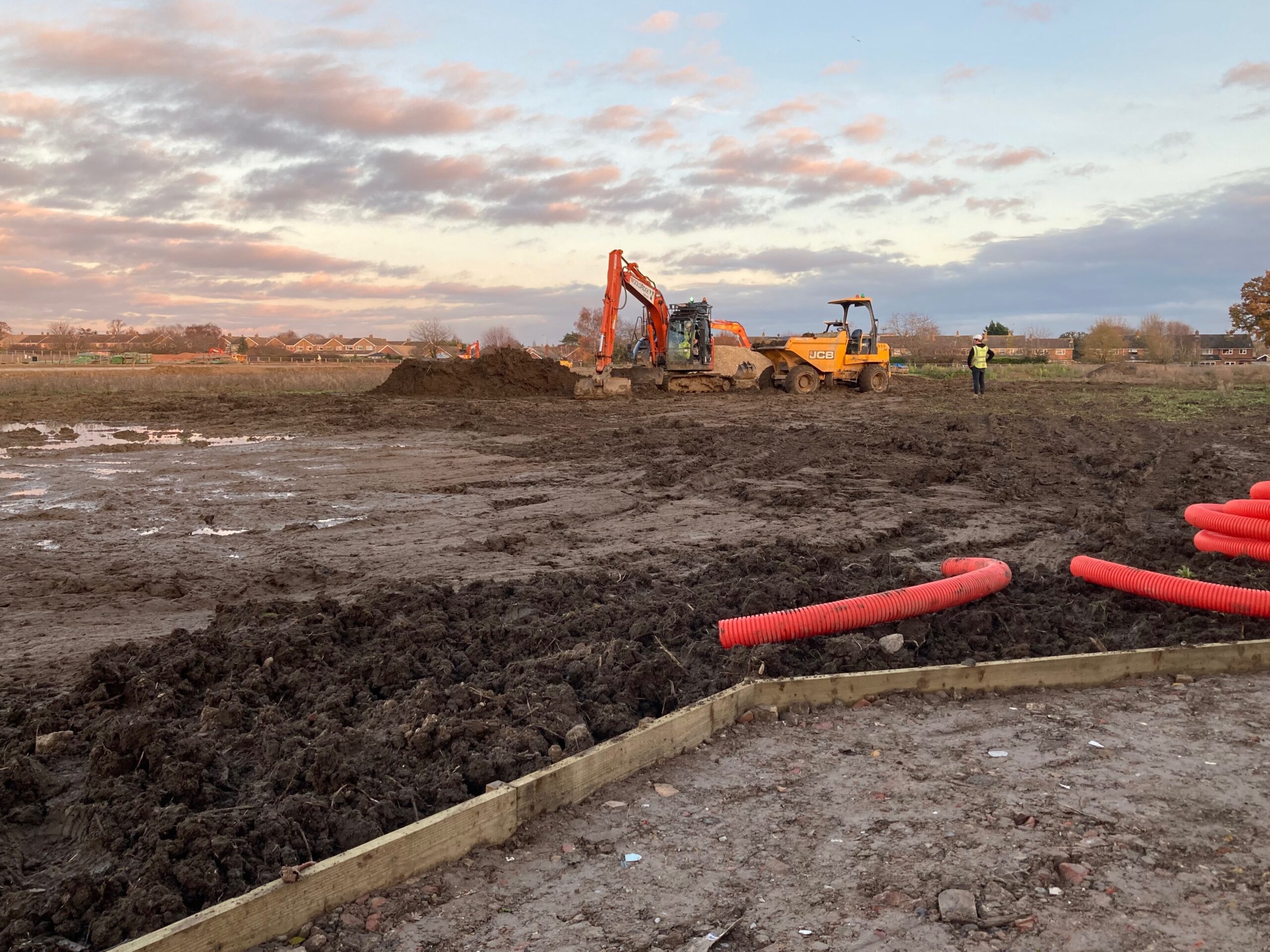 bulldozers-in-construction